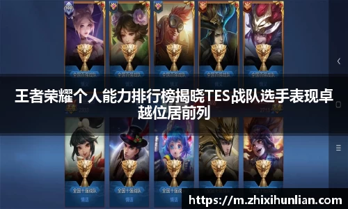 王者荣耀个人能力排行榜揭晓TES战队选手表现卓越位居前列